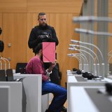 L'auteur de l'attaque a été condamné à la prison à perpétuité mardi. KEYSTONE/DPA/MARIJAN MURAT